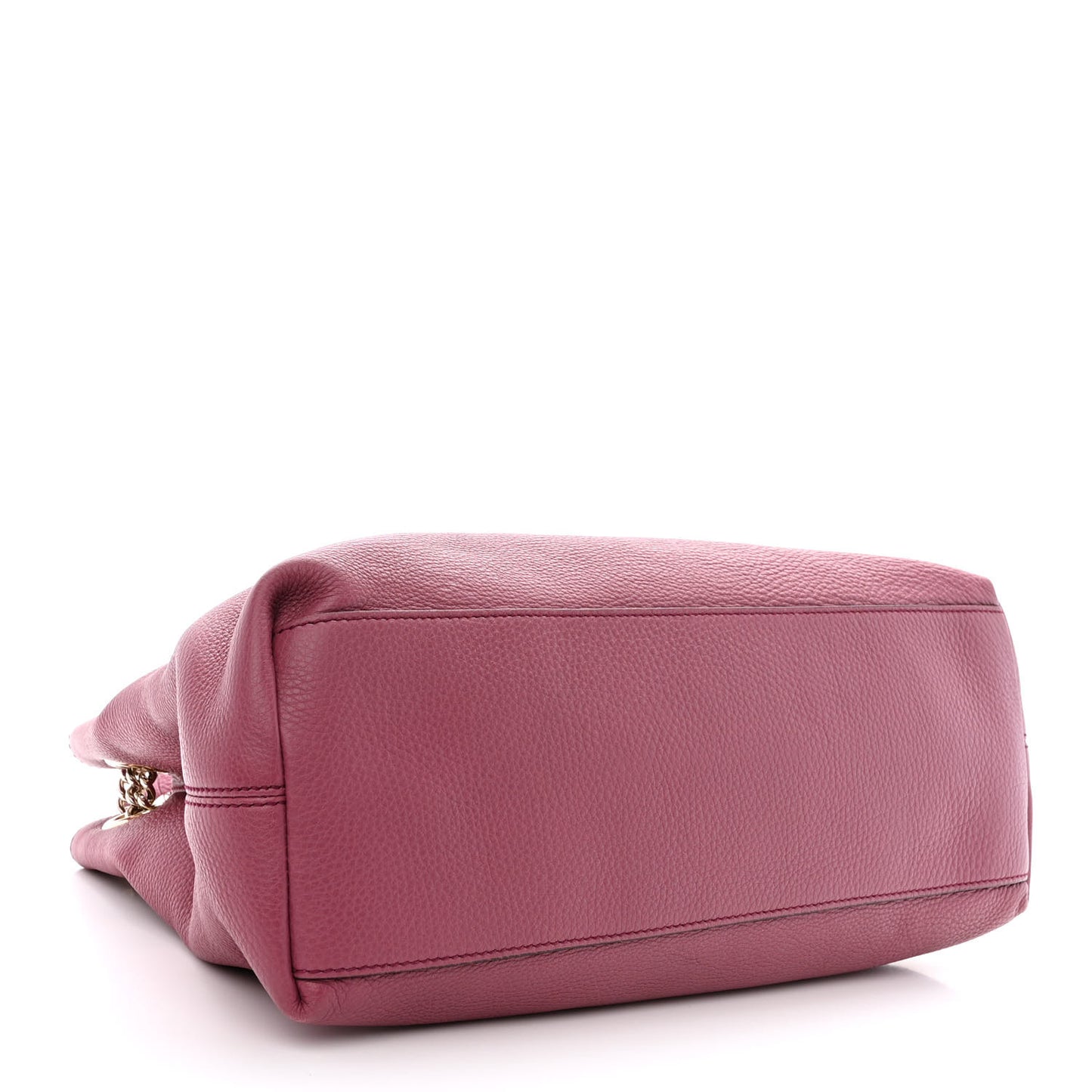 Pebbled Calfskin Medium Soho Chain Shoulder Bag Peonia Flower