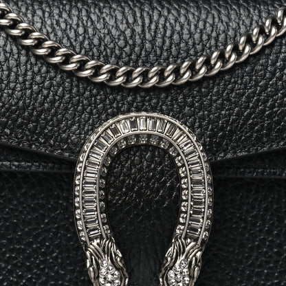 Gucci Dollar Calfskin Crystal Mini Dionysus Top Handle Bag Black Crystal 7 of 11