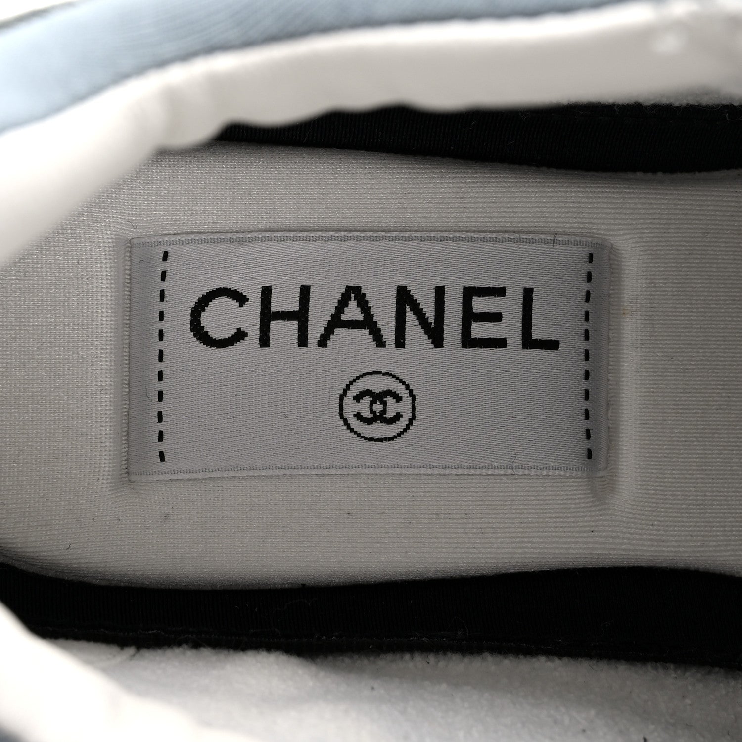 Chanel Fabric Suede Calfskin Quilted CC Sneakers 35 Dark Grey 7 of 11