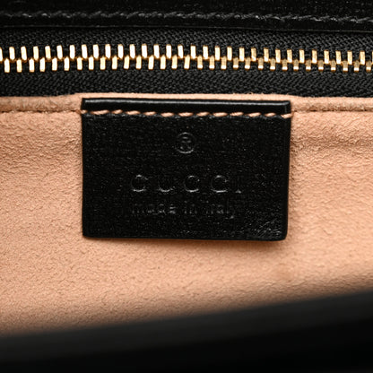 Gucci Azalea Calfskin Horsebit 1955 Shoulder Bag Black 6 of 10