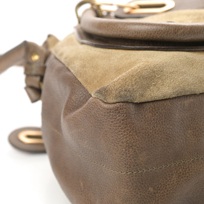 Chloe Suede Calfskin Large Paraty Khaki 12 of 17