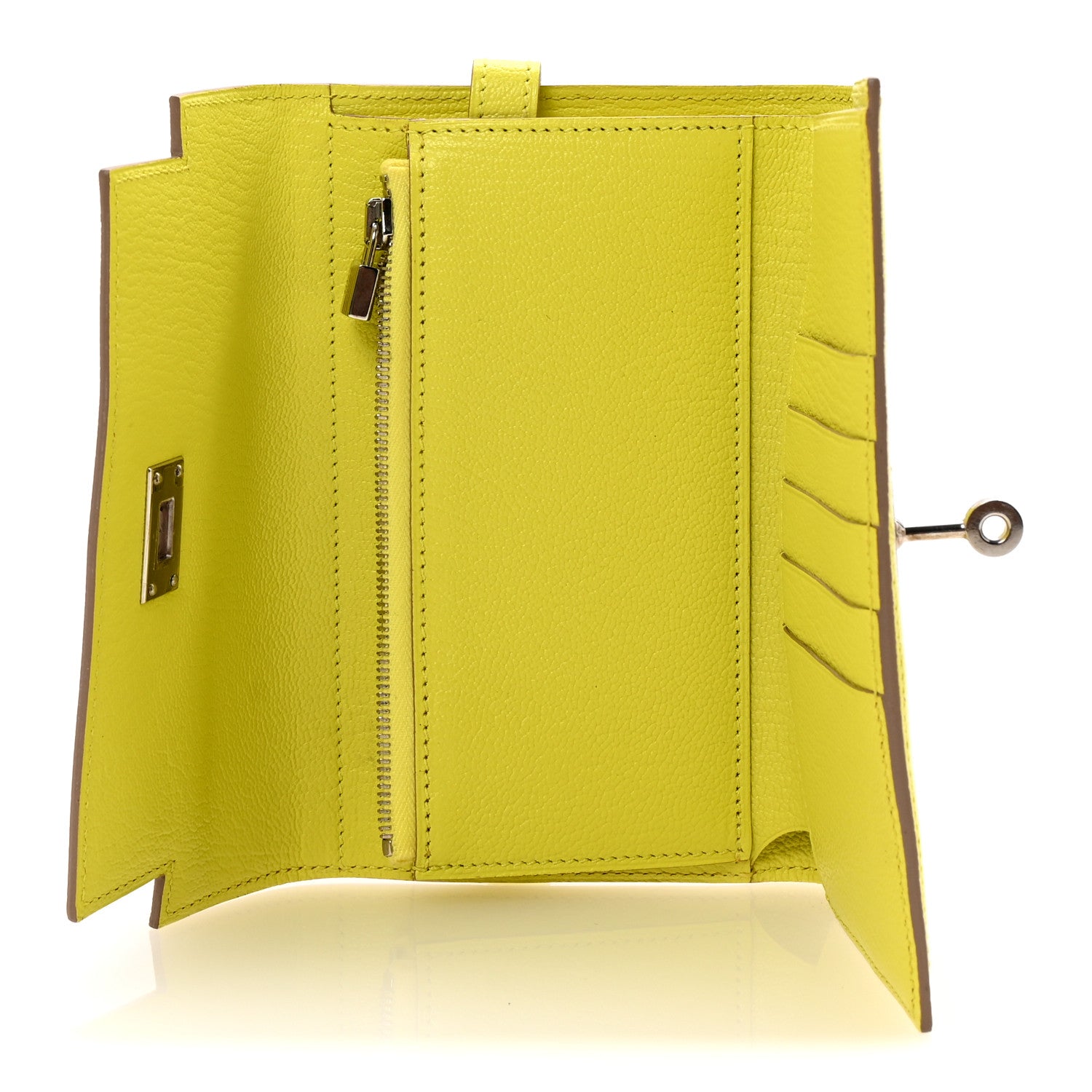 エルメス HERMES Hermes Chevre Mysore Medium Kelly Wallet Lime 1730787 – FASHIONPHILE