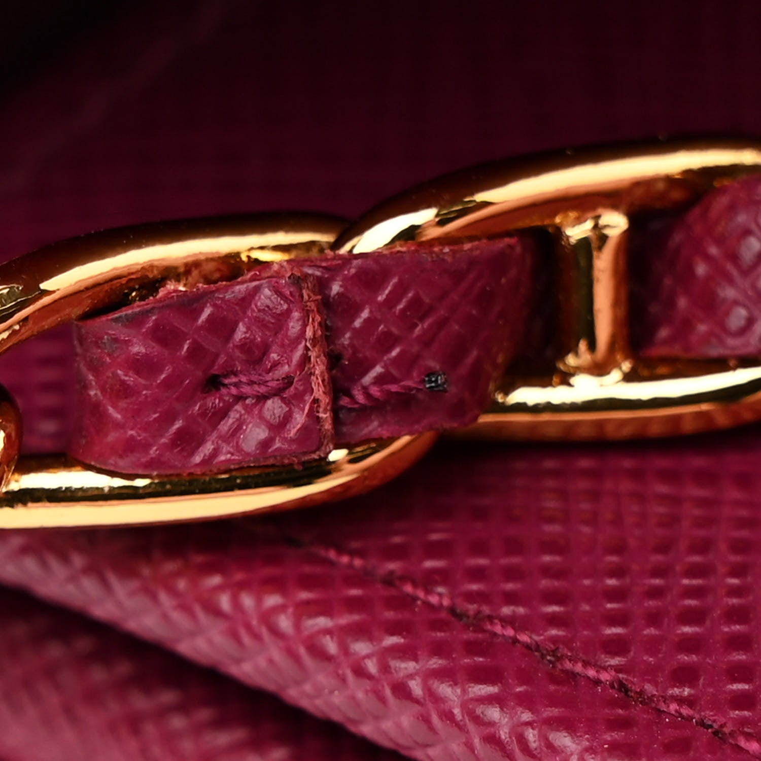 Prada Saffiano Lux Sound Wallet On Chain Ibisco 13 of 15