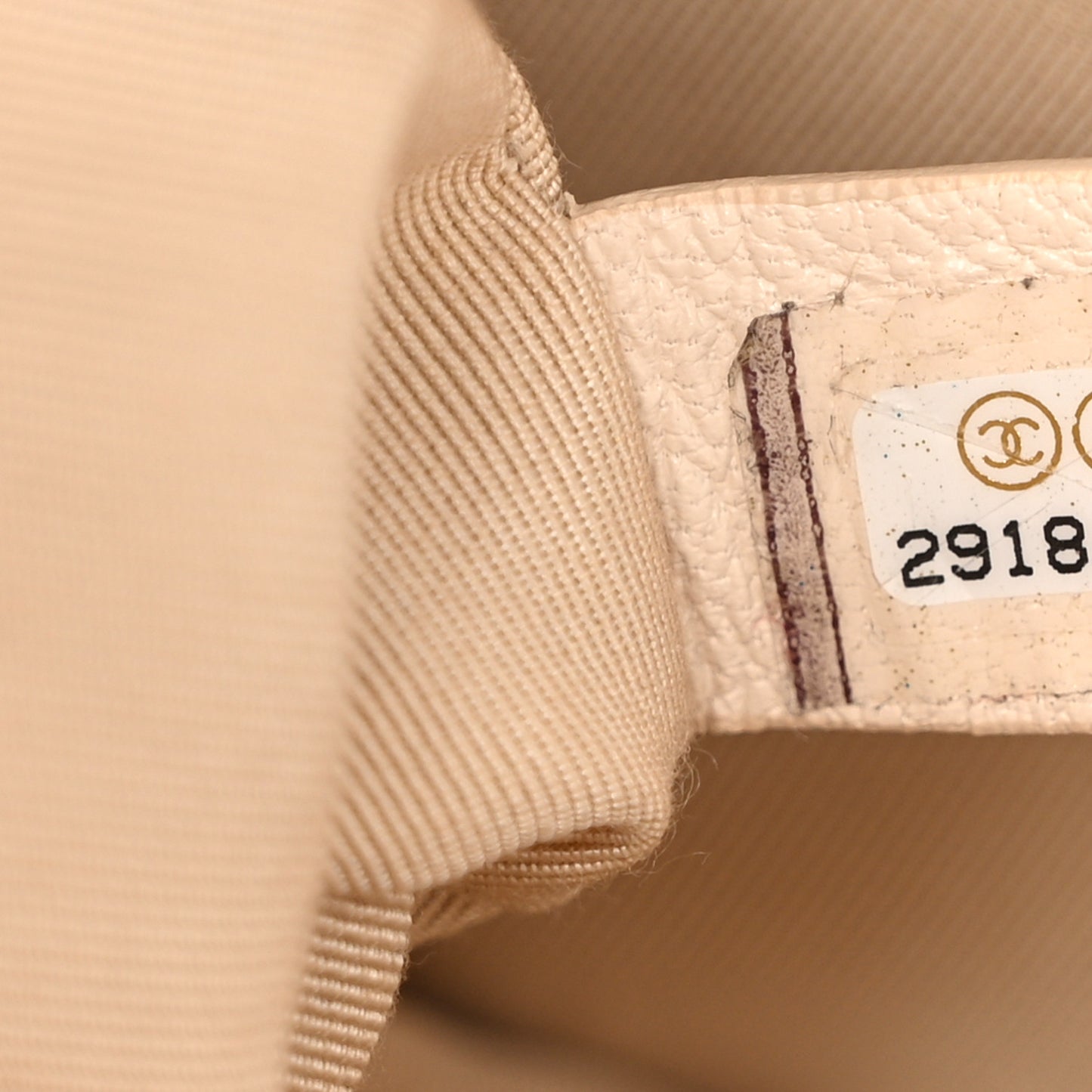 Goatskin Quilted Large Chanel 19 Flap Light Beige
