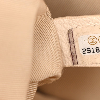 Chanel Goatskin Quilted Large Chanel 19 Flap Light Beige 7 of 10