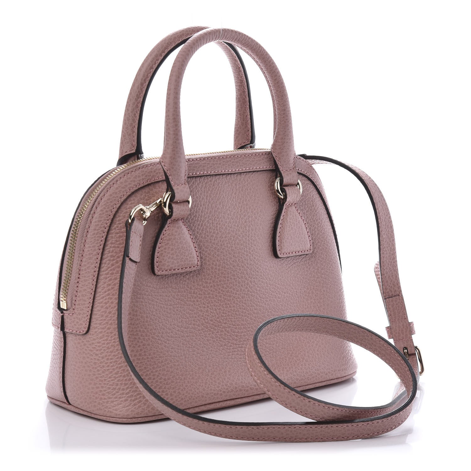 Gucci Dollar Calfskin Small GG Charm Dome Bag Soft Pink 3 of 10