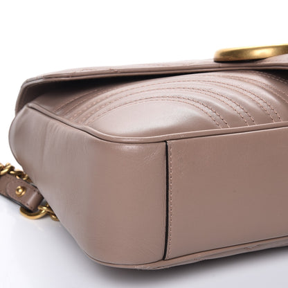 Gucci Calfskin Matelasse Medium GG Marmont Shoulder Bag Porcelain Rose 9 of 10