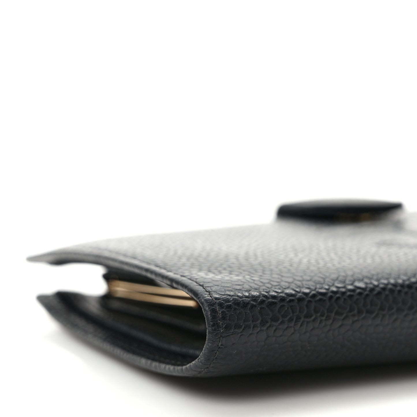 Caviar Timeless CC French Wallet Black
