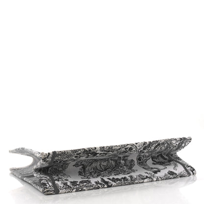 Christian Dior Gradient Canvas Embroidered Large Dioriviera Toile De Jouy Book Tote Grey 4 of 9