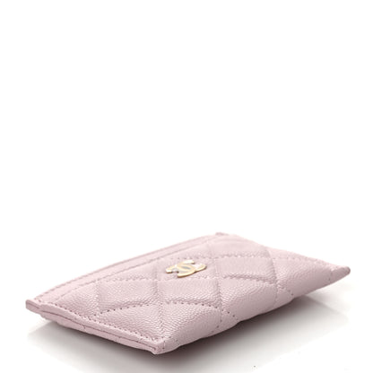 Chanel Caviar Quilted Card Holder Light Pink 4 of 8