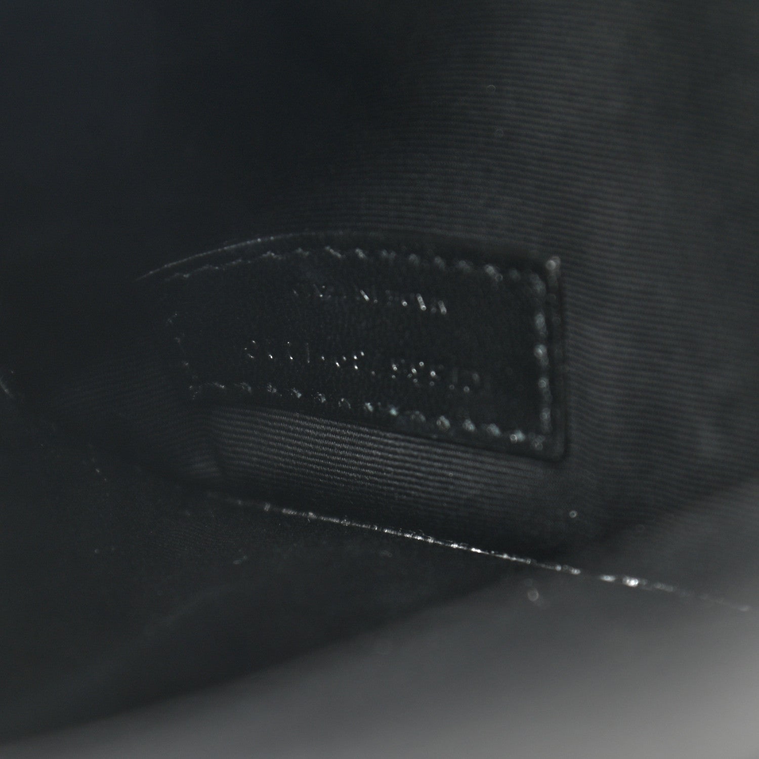 Saint Laurent Grain De Poudre Uptown Pouch Black 7 of 8