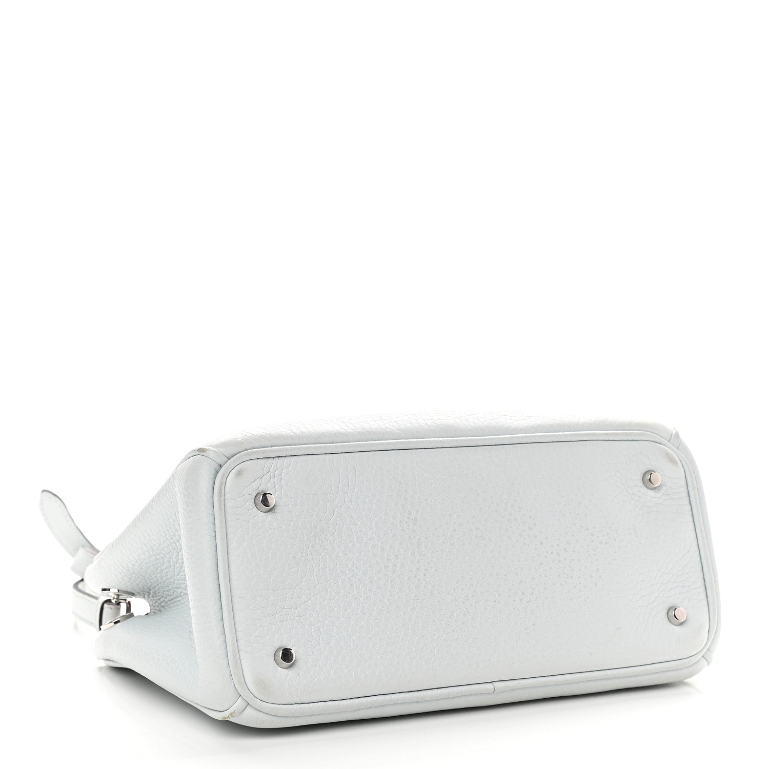 Christian Dior Bullcalf Mini Diorissimo Tote White 4 of 10