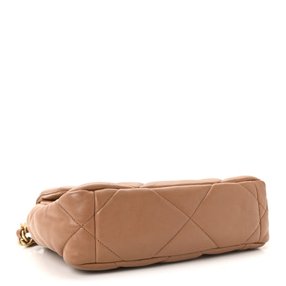Chanel Lambskin Quilted Medium Chanel 19 Flap Brown 4 of 10