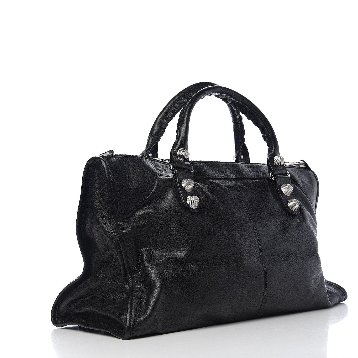 Balenciaga Agneau Giant 21 Silver Hardware Work Black 2 of 9