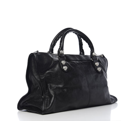 Balenciaga Agneau Giant 21 Silver Hardware Work Black 2 of 9