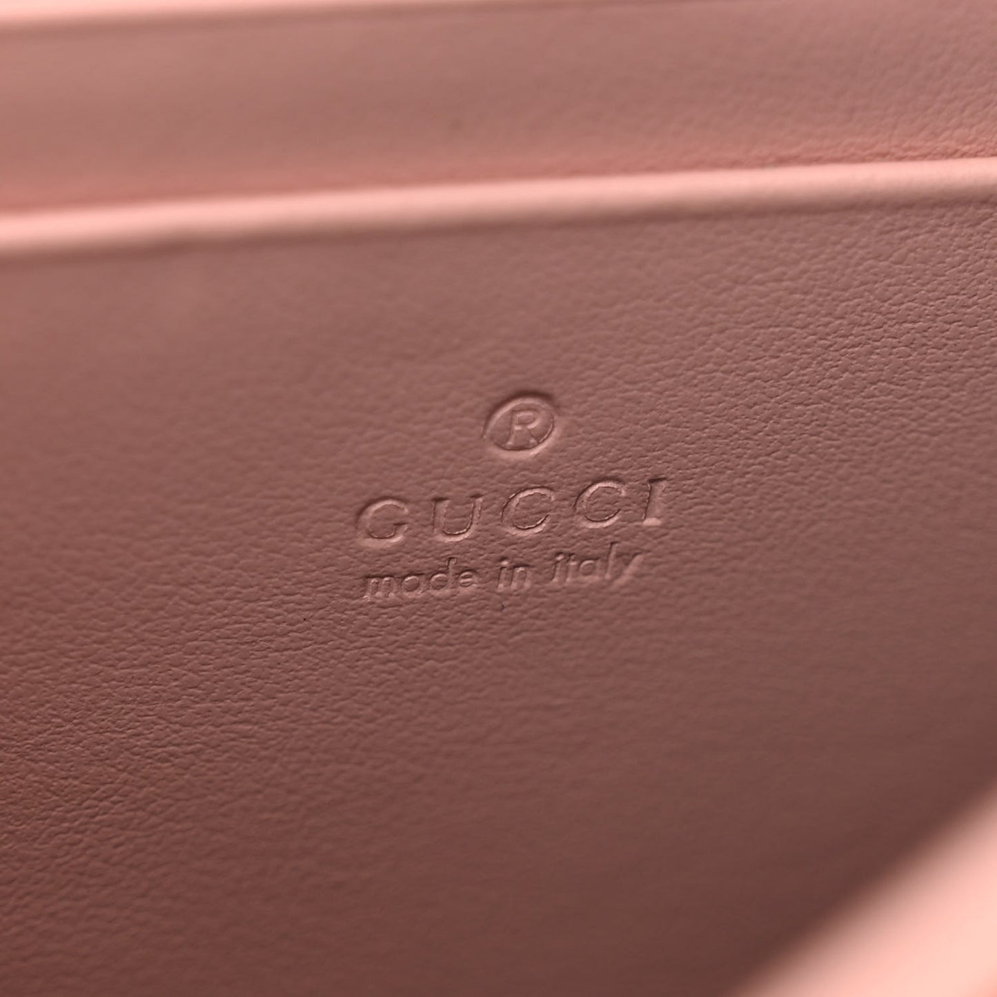 Calfskin Matelasse GG Marmont Chain Wallet Perfect Pink