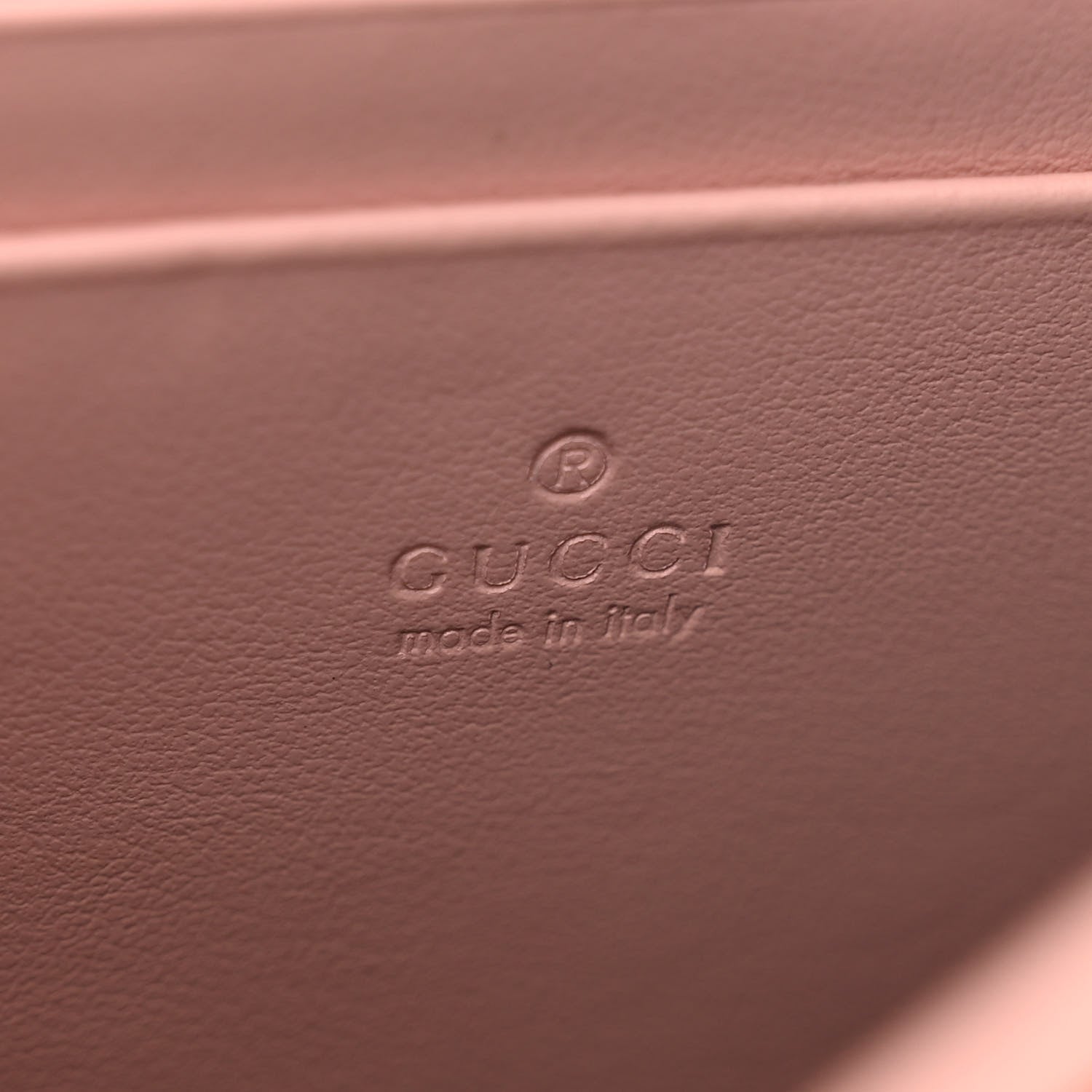 Gucci Calfskin Matelasse GG Marmont Chain Wallet Perfect Pink 6 of 13