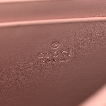 Gucci Calfskin Matelasse GG Marmont Chain Wallet Perfect Pink 6 of 13