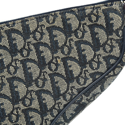 Christian Dior Monogram Mini Saddle Pochette Navy 11 of 11