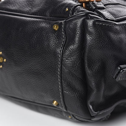 Chloe Calfskin Paddington Satchel Black 9 of 11