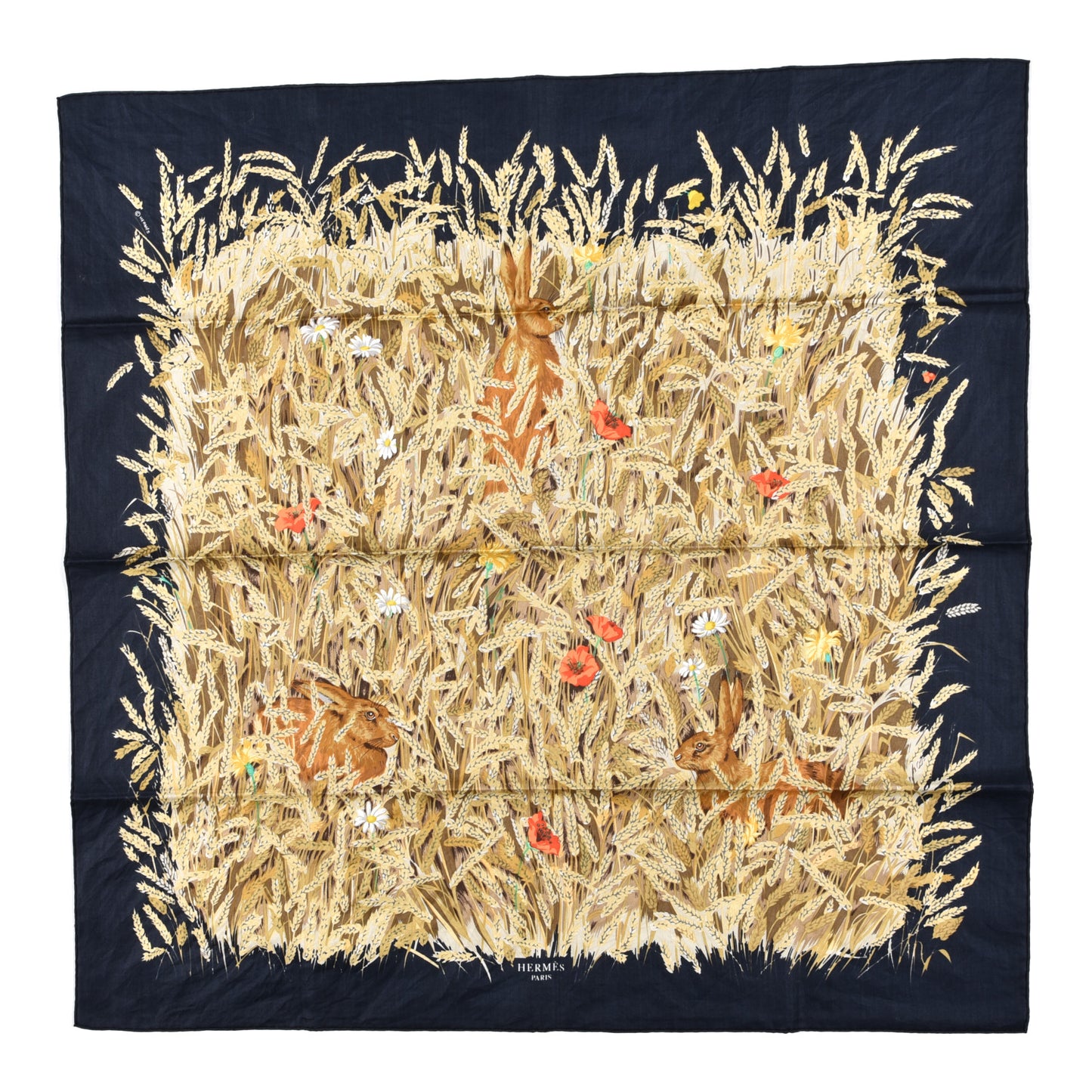 Silk Les Bles Scarf 90