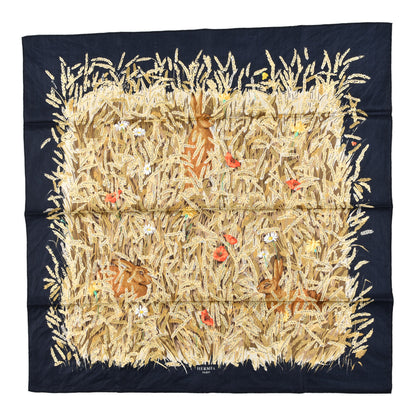 Hermes Silk Les Bles Scarf 90 1 of 4