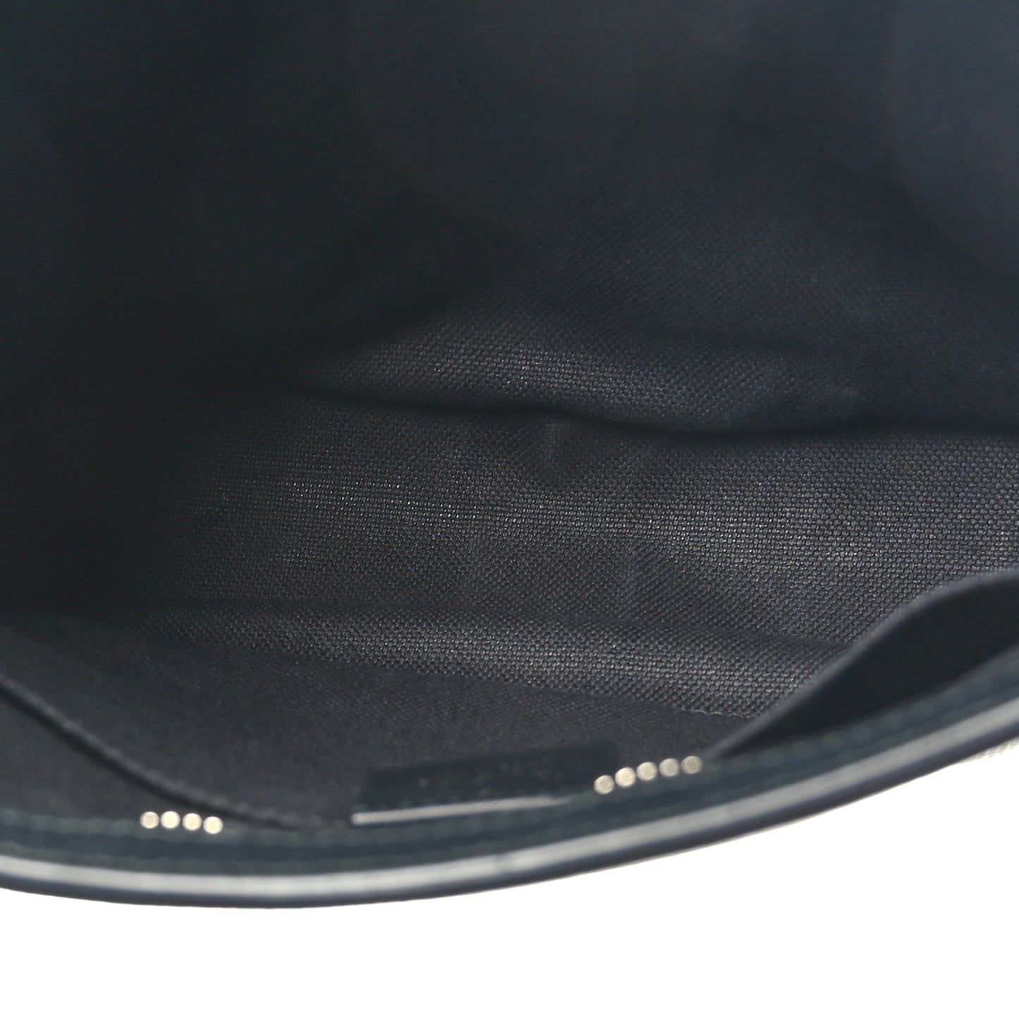 GG Supreme Monogram Selleria Calfskin Web New Web Cosmetic Case Black