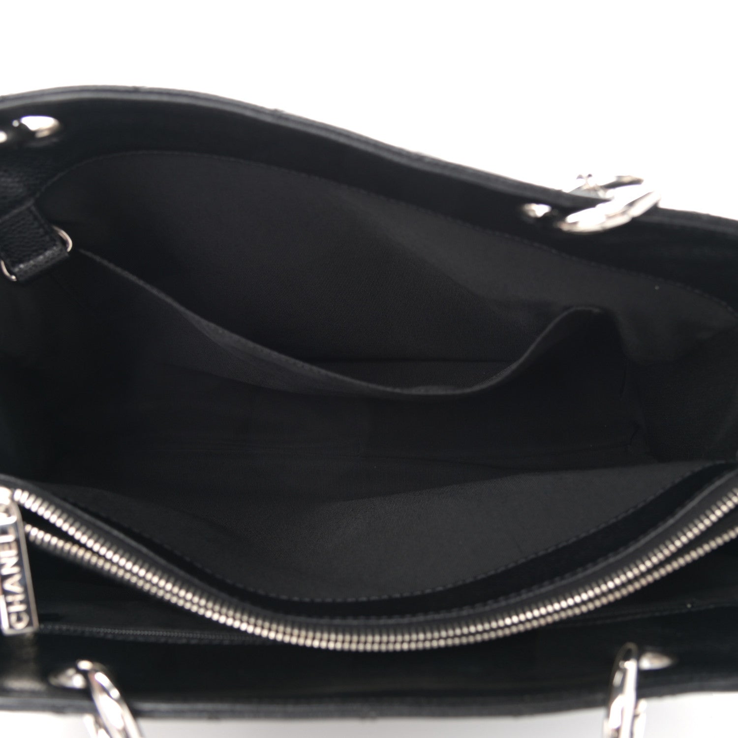 Chanel Caviar Quilted Grand Shopping Tote GST Black 5 of 11