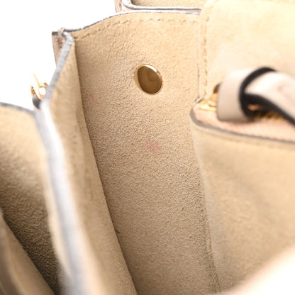 Chloe Calfskin Suede Medium Faye Shoulder Bag Motty Grey 11 of 18