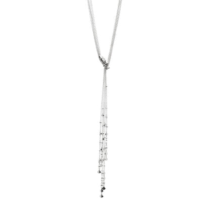 John Hardy Sterling Silver Sapphire Legends Naga Dragon Lariat Necklace 1 of 4
