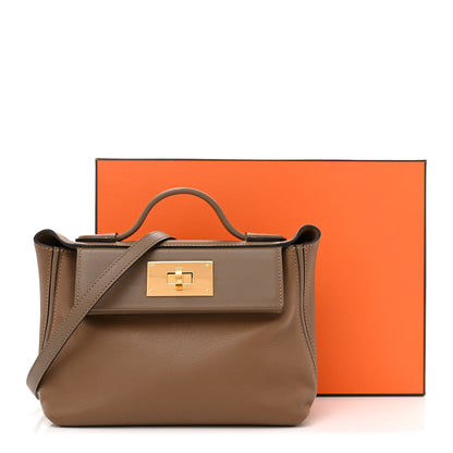 Hermes Evercolor Swift 24/24 21 Beige De Weimar Etoupe 13 of 13