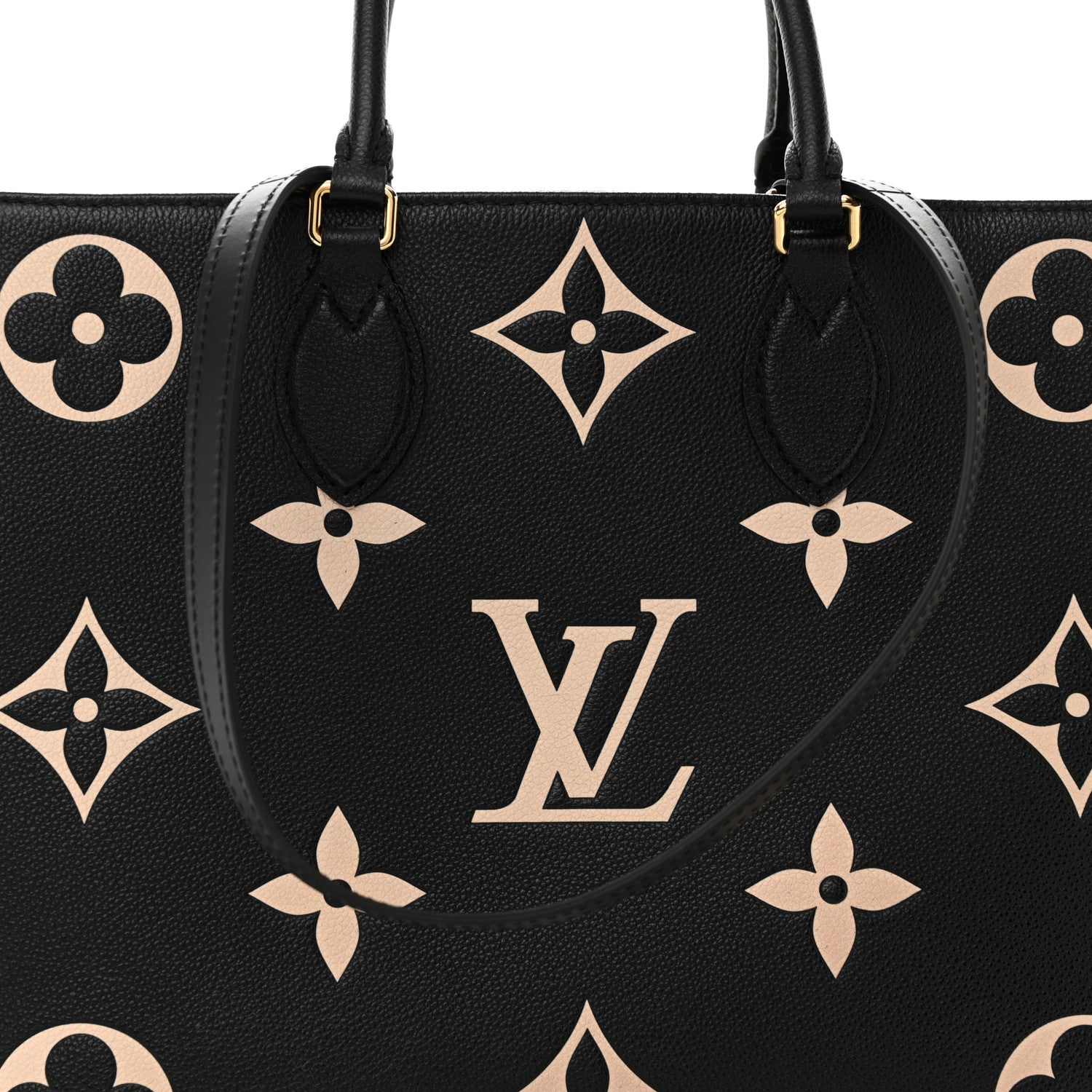 Louis Vuitton Empreinte Monogram Giant Onthego MM Black Beige 8 of 15
