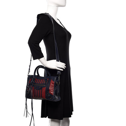 Balenciaga Veau Arena Multicolore Classic Hardware S City Bleu Nuit Rouge 2 of 10