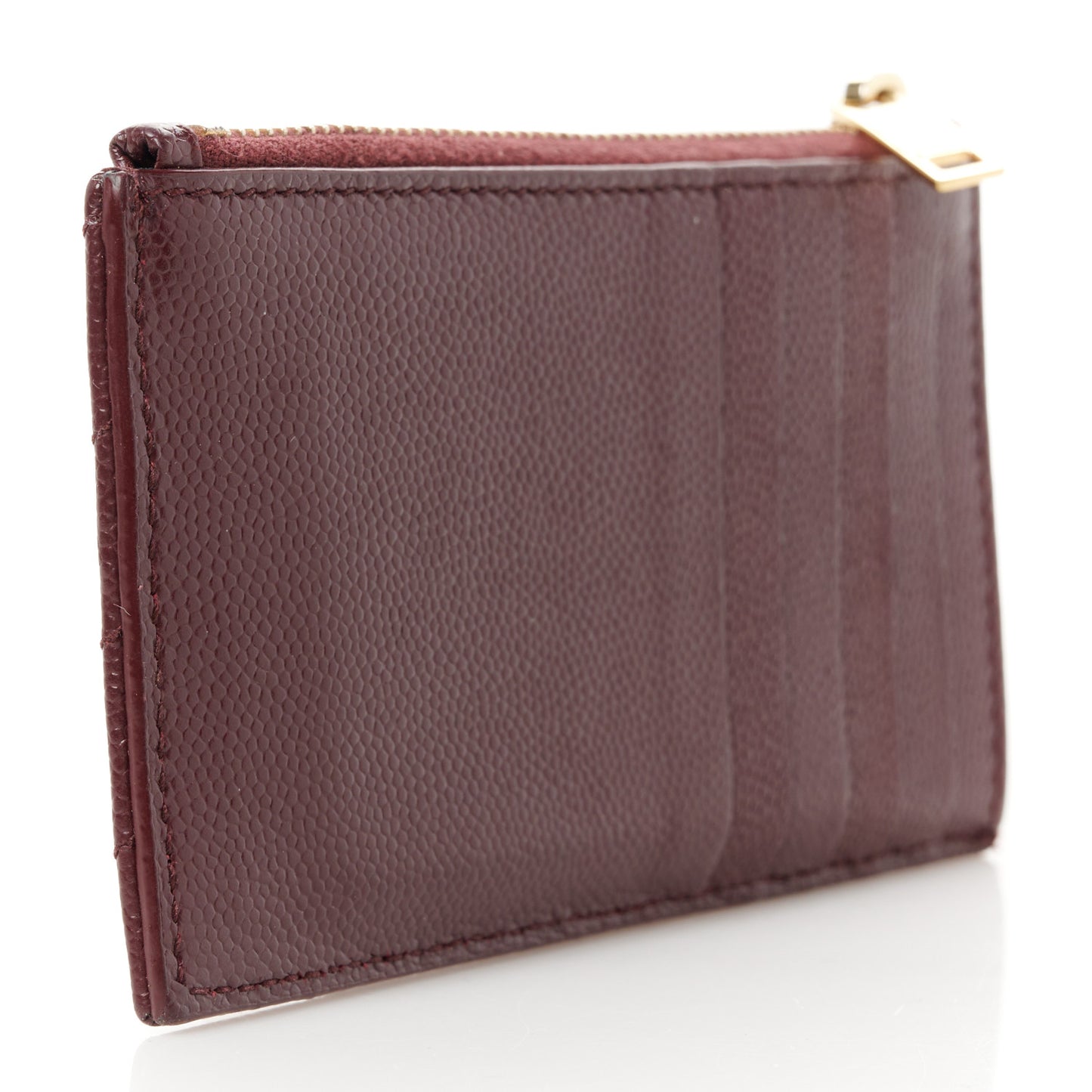 Monogram Grain de Poudre 5 Fragments Zip Pouch Card Holder Palissandre