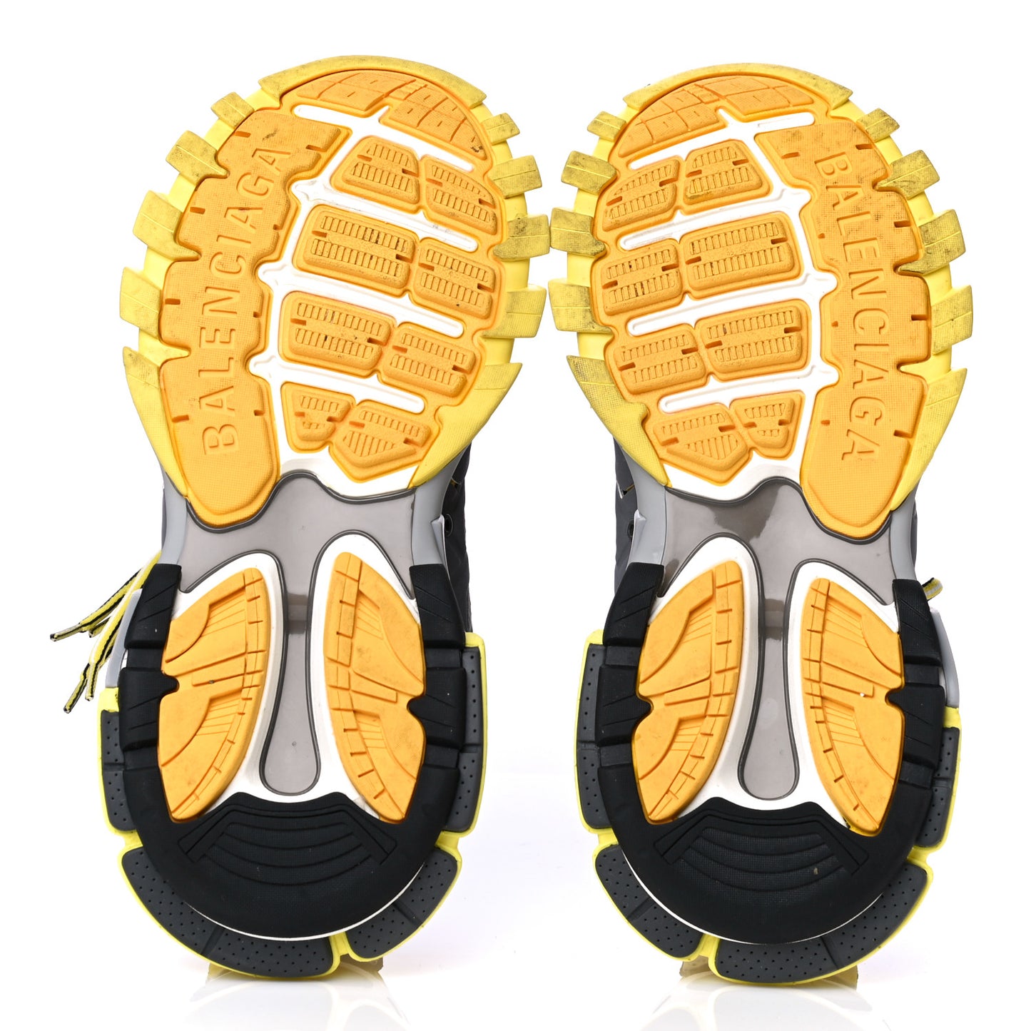 Mesh Nylon Womens Track Sneakers 39 Jaune Black White