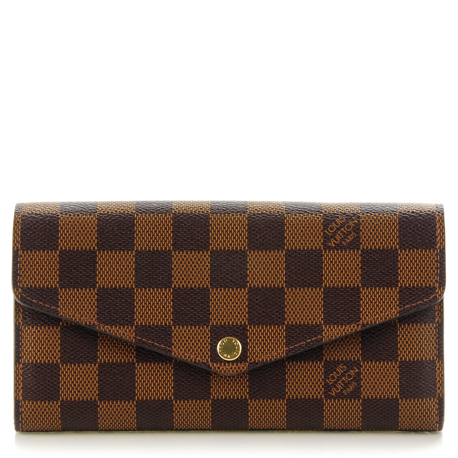 Louis Vuitton Damier Ebene Sarah Wallet NM 1 of 7