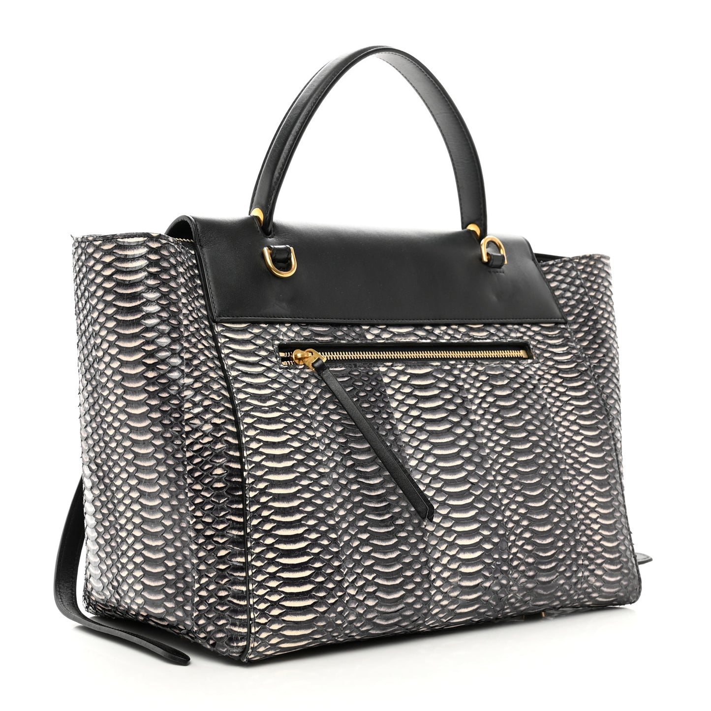Watersnake Mini Belt Bag White Black