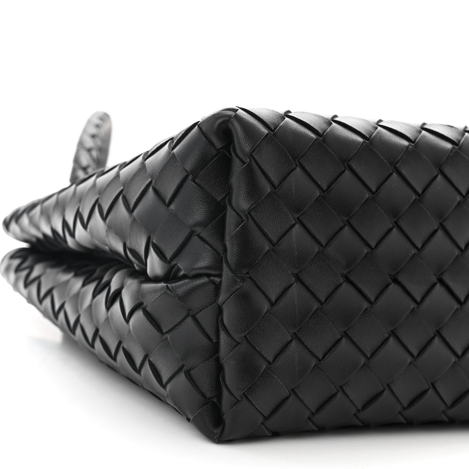 Bottega Veneta Nappa Intrecciato Medium Andiamo Shoulder Bag Black 8 of 9