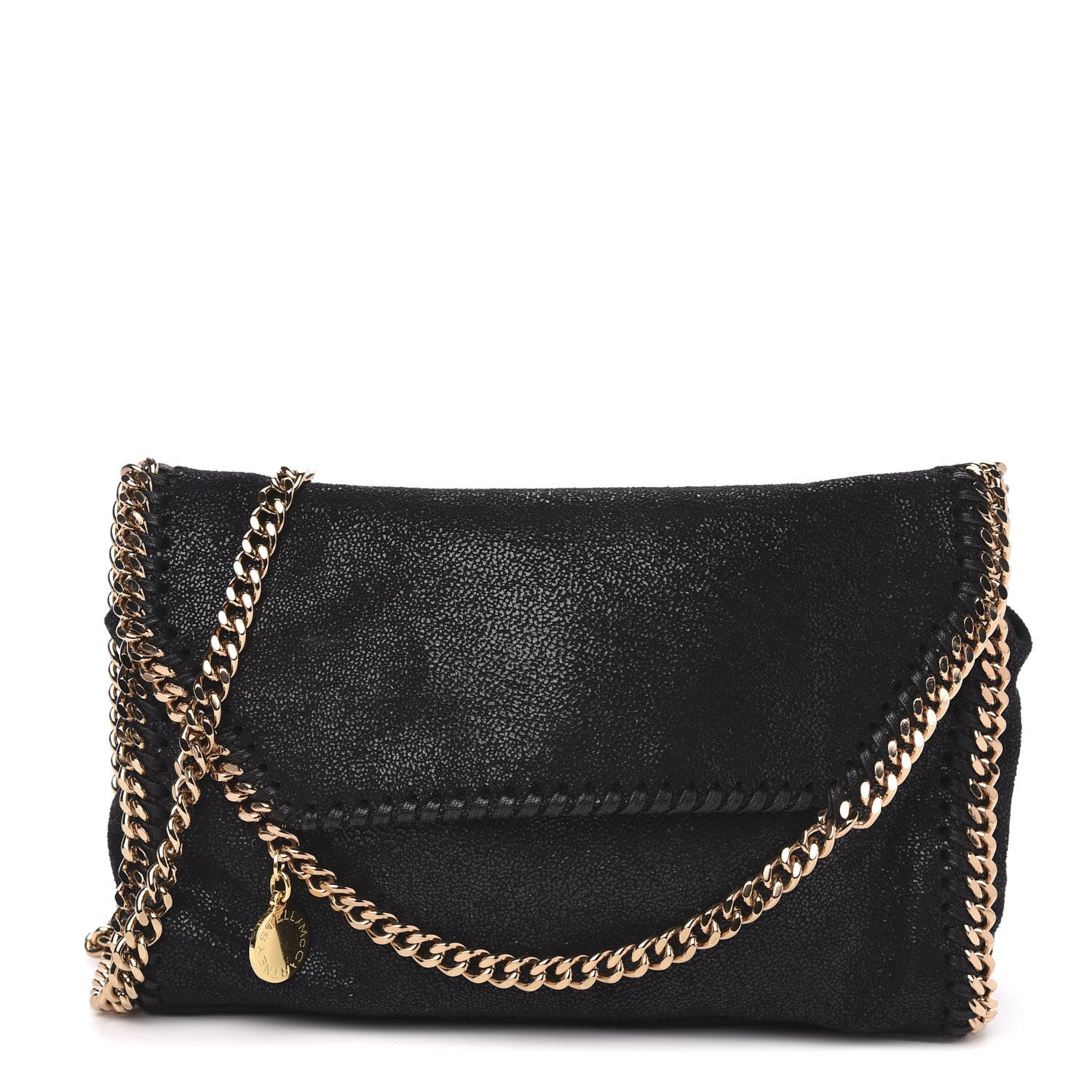 Stella McCartney Shaggy Deer Falabella Mini Crossbody Bag Black 1 of 9