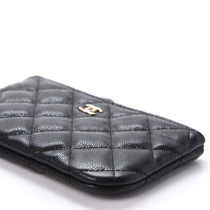 Chanel Caviar Quilted Small Cosmetic Case Black 7 of 10