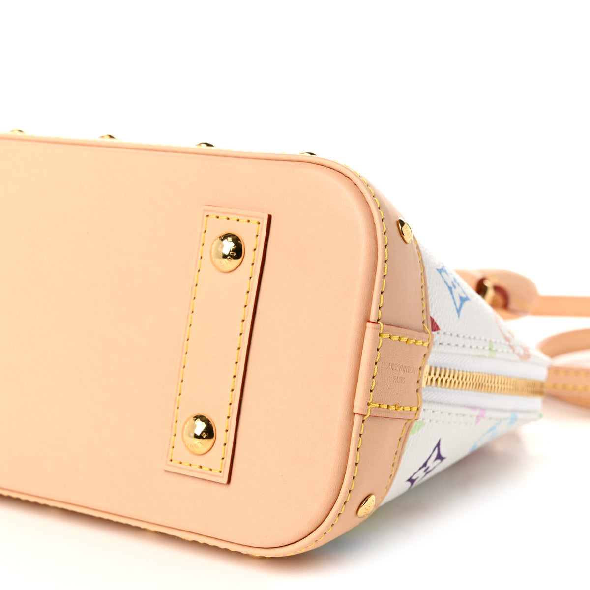 Louis Vuitton LV x TM Monogram Multicolor Alma BB White 9 of 10
