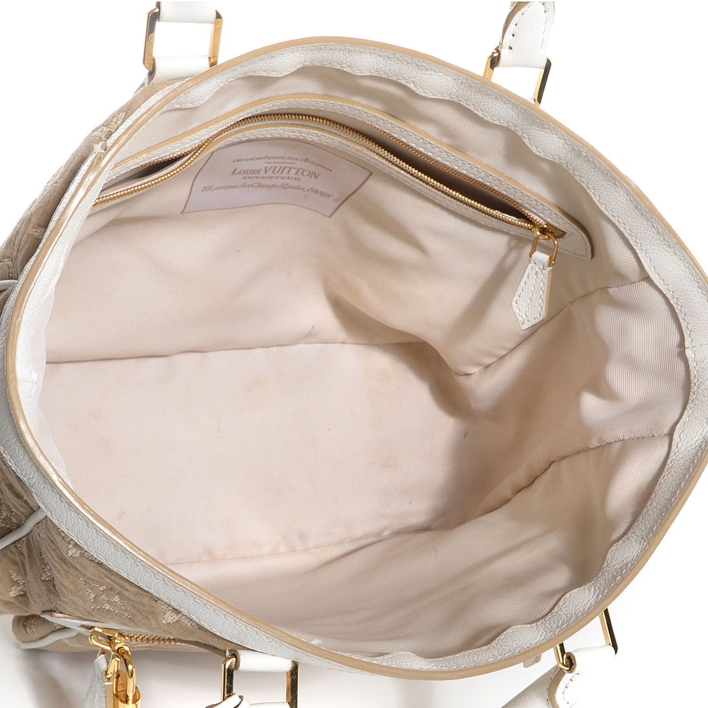Monogram Sabbia Cabas MM White