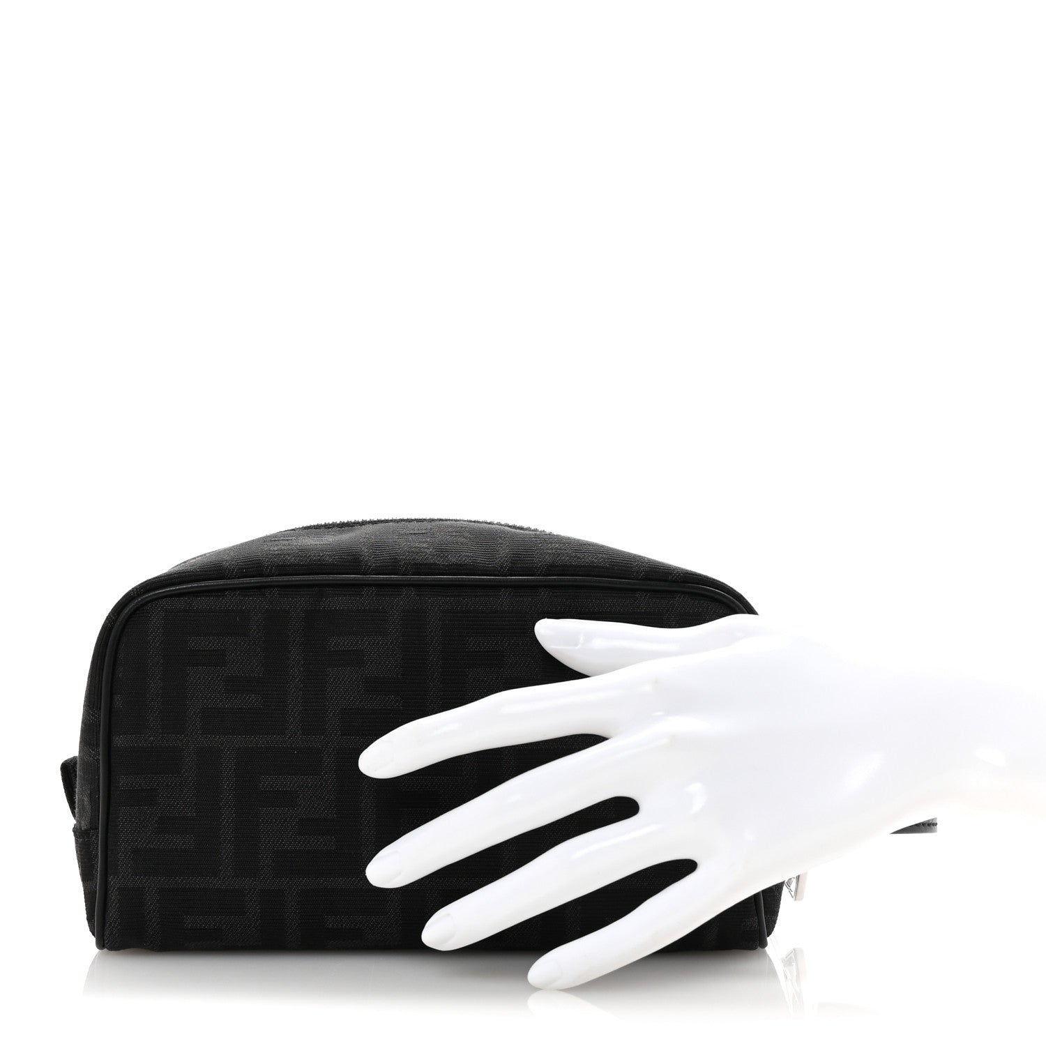 Fendi Jacquard FF Toiletry Case Black 2 of 8