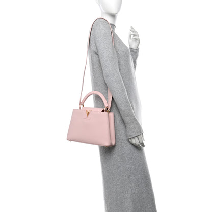 Louis Vuitton Taurillon Capucines BB Rose Jasmin 2 of 9