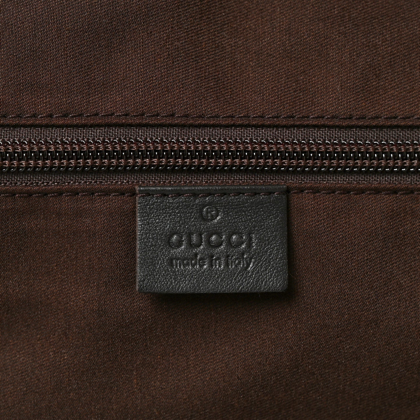 GG Plus Monogram Small Web Trolley Brown