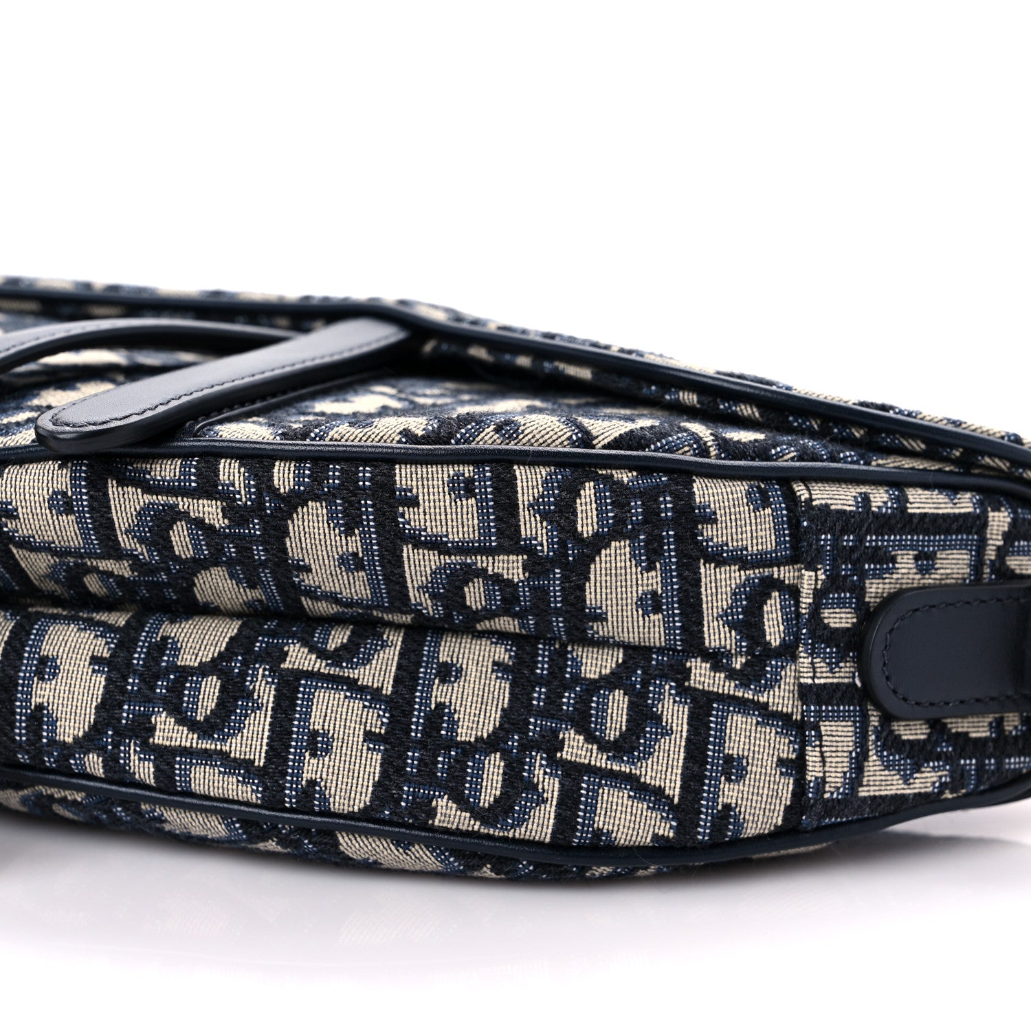 Christian Dior Oblique Saddle Bag Blue 10 of 11