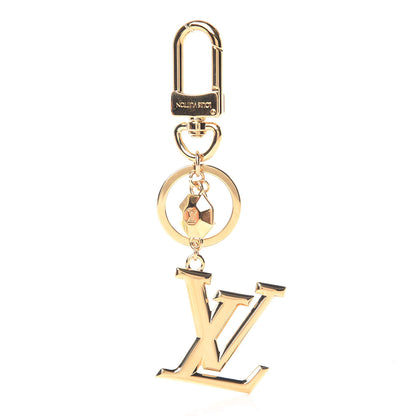 Louis Vuitton LV Facettes Bag Charm Key Holder Gold 1 of 6