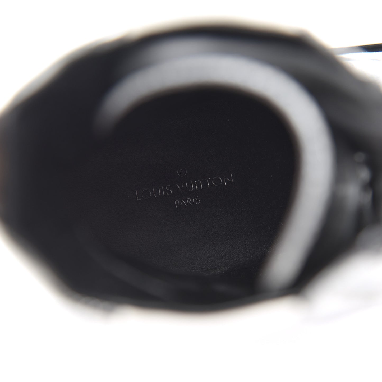 Patent Calfskin Spaceship Laureate Platform Desert Boots 37.5 Silver