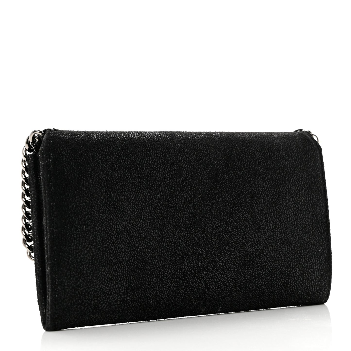 Shaggy Deer Falabella Flap Wallet Black