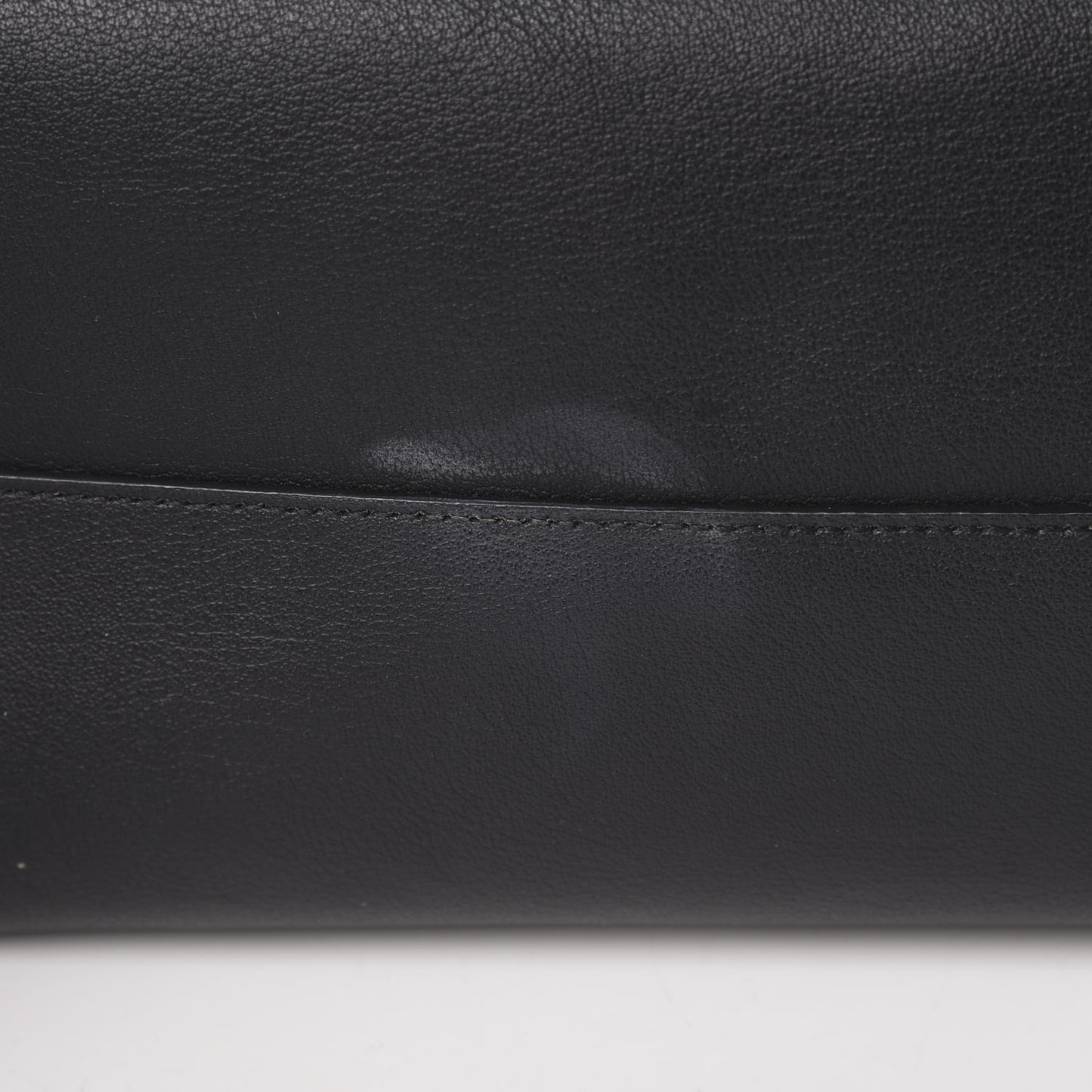 Calfskin Large Shopping Tote Black